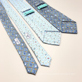 Handmade Silk Custom Print Tie with Self Tipping